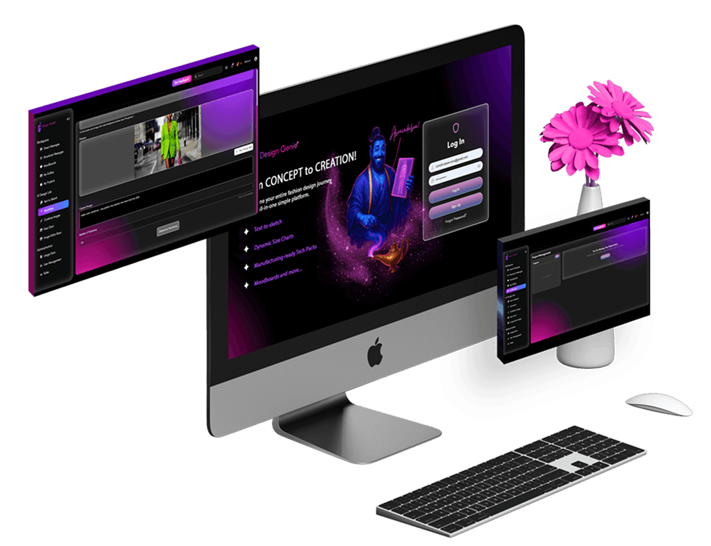 Why Designers Choose Design Genie UI mockup